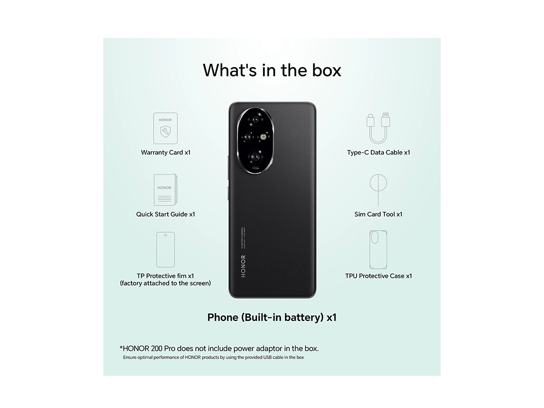 HONOR 200 Pro 5G 12GB 512GB - Black in Qatar HONOR 200 Pro 5G 12GB 512GB - Black in Qatar